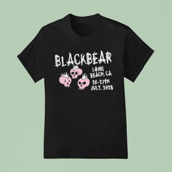 Beartrap Long Beach Ca Skull T Shirt