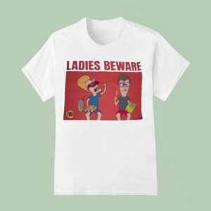Beavis And Butthead Ladies Beware T Shirt
