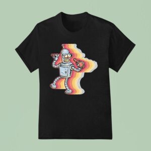 Bender From Futurama Sick Of Non Robots T Shirt