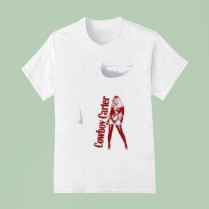 Beyonce Cowboy Carter Tour Act Ii Vintage Red T Shirt