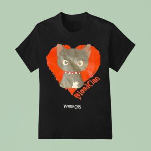 Black Cat Bloodclan Warrior Cats T Shirt