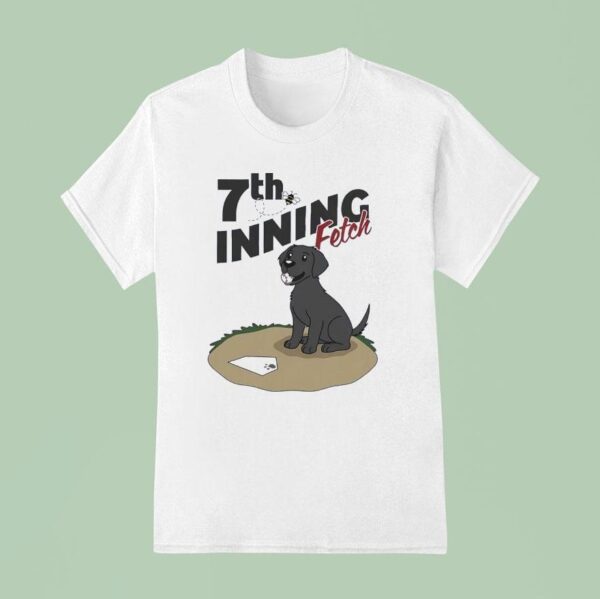 Black Lab Th Inning Fetch Baseball T Shirt