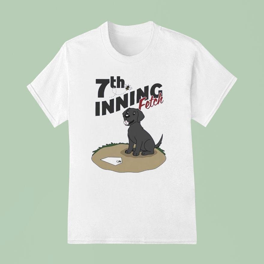 Black Lab Th Inning Fetch Baseball T Shirt