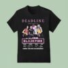 Blackpink Deadline World Tour Thank You For The Memories Signatures T Shirt