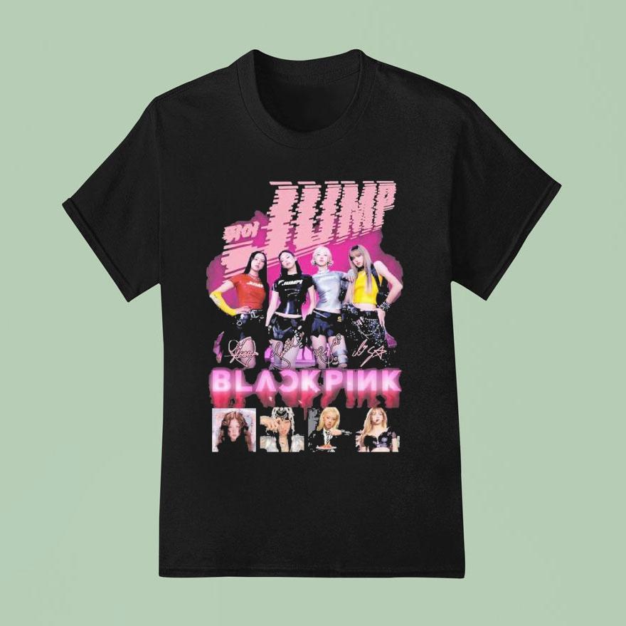 Blackpink Jump Signatures T Shirt