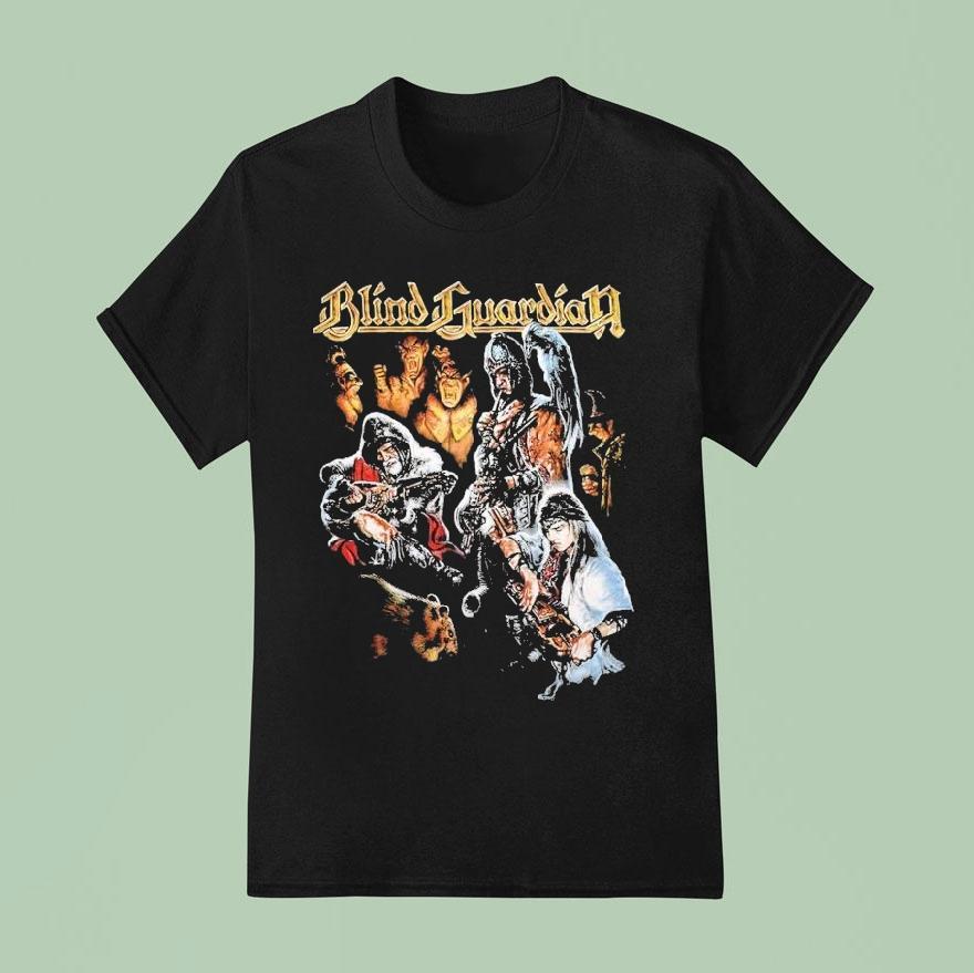 Blind Guardian Tales Somewhere Collage T Shirt