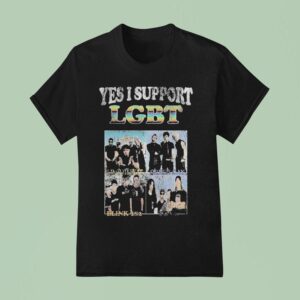 Blink Yes I Support Lgb T Shirt