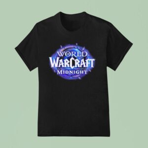 Blizzard World Of Warcraft Midnight Logo T Shirt