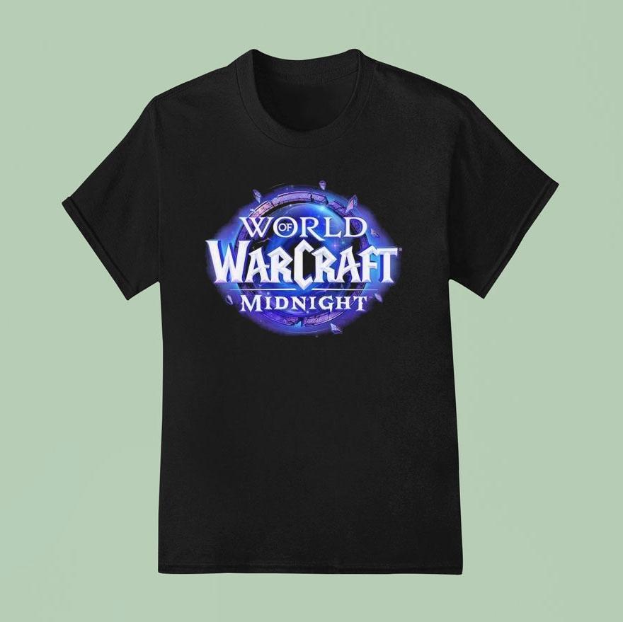 Blizzard World Of Warcraft Midnight Logo T Shirt