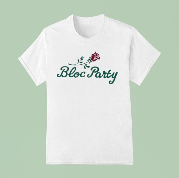 Bloc Party Rose Australia And New Zealand T Shirt