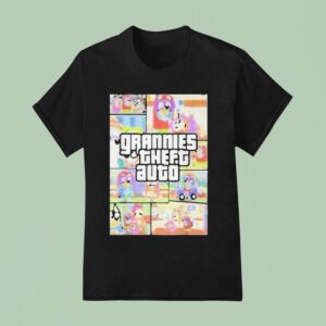 Bluey Grannies Theft Auto Gta T Shirt