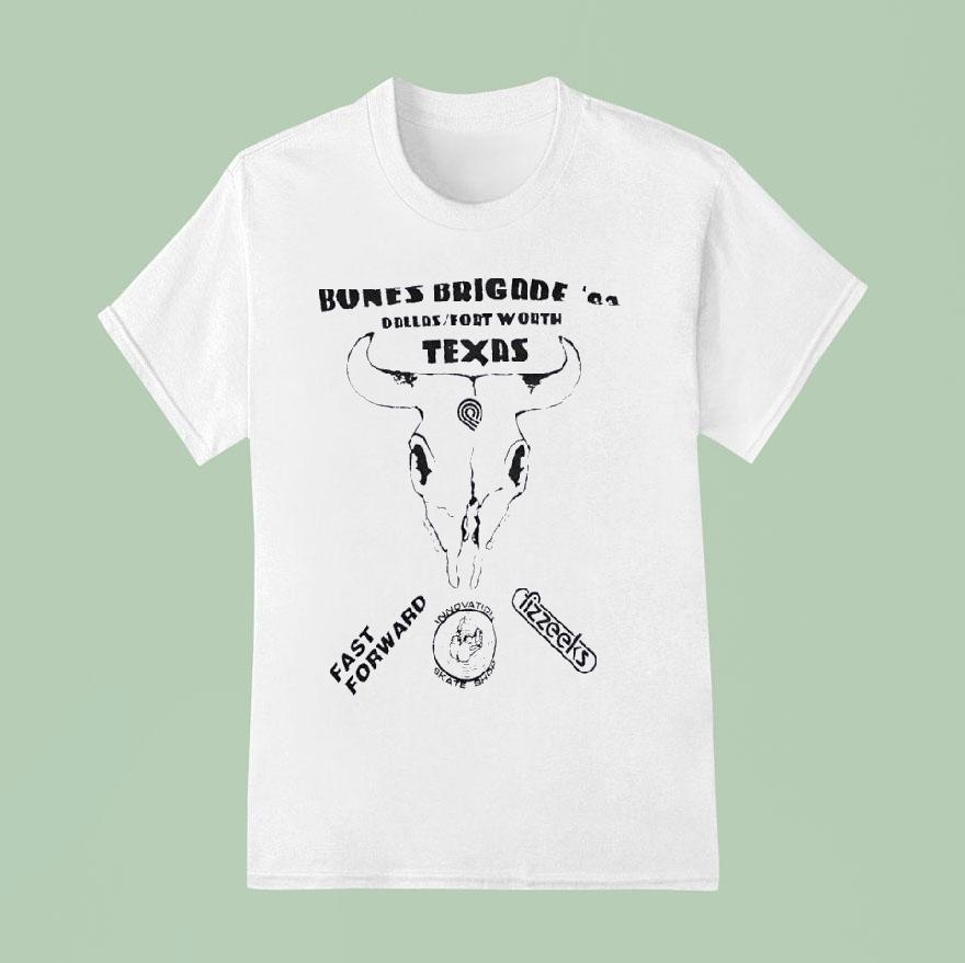 Bones Brigade Dallas Fort Worth Texas Vintage T Shirt