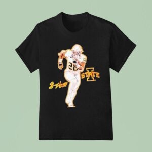 Breece Hall Superstar Pose Iowa Hawkeyes T Shirt