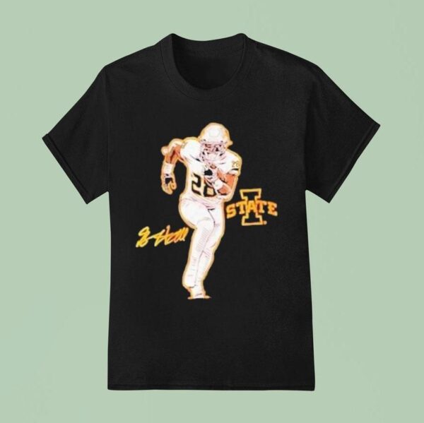 Breece Hall Superstar Pose Iowa Hawkeyes T Shirt