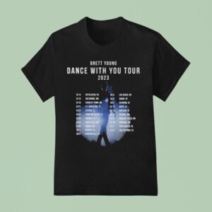 Brett Young Dance With You Tour Dates T Shirt
