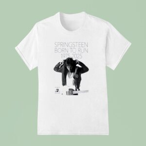 Bruce Springsn Th Anniversary Born To Run T Shirt