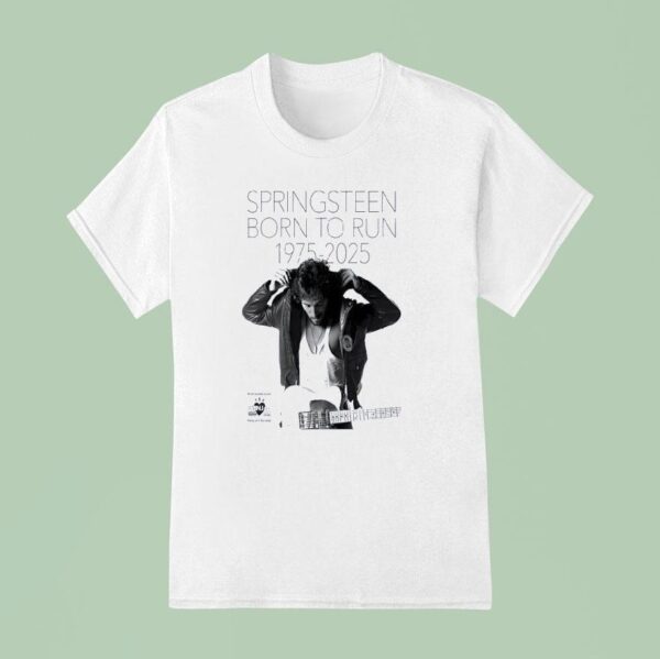 Bruce Springsn Th Anniversary Born To Run T Shirt