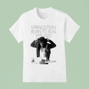 Bruce Springsn Th Anniversary Born To Run T Shirt