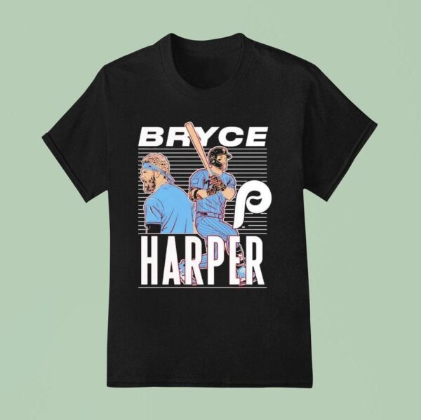 Bryce Harper Philadelphia Phillies Baseball Retro T Shirt