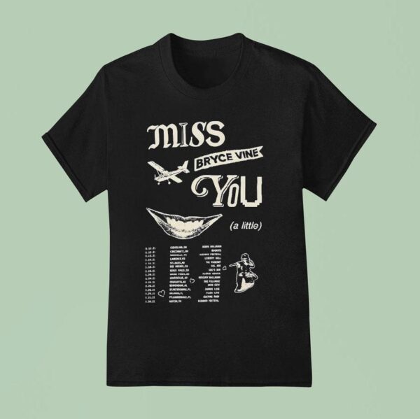 Bryce Vine Miss You A Little Tour T Shirt