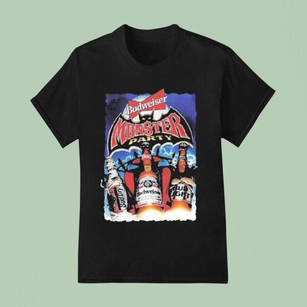 Budweiser Monster Party T Shirt