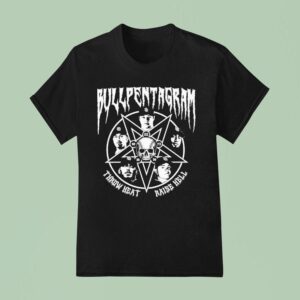 Bull Pentagram Skull San Diego Padres Legend Throw Heat Raise Hell T Shirt