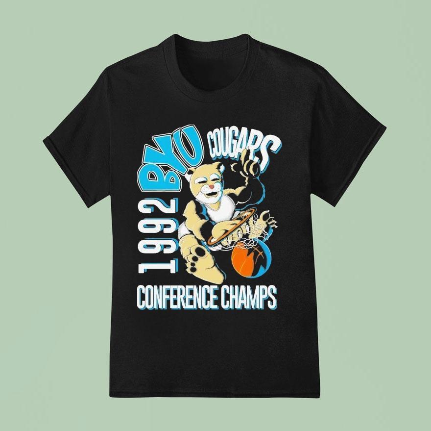 Byu Cougars Conference Champs Masco T Shirt