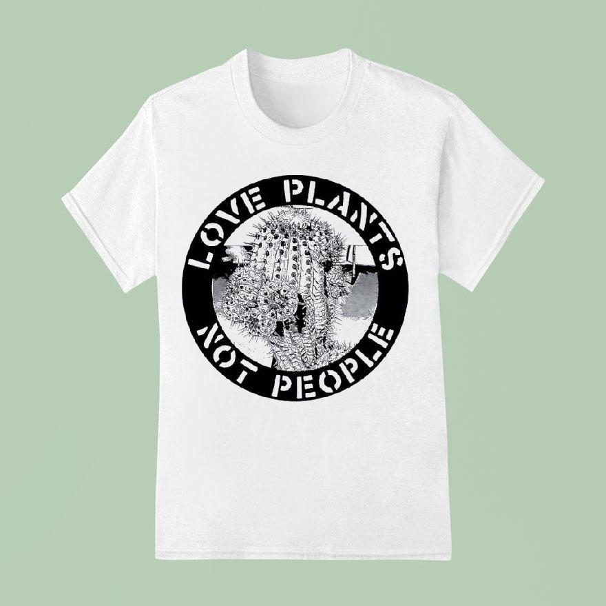 Cactus Love Plants Not People T Shirt
