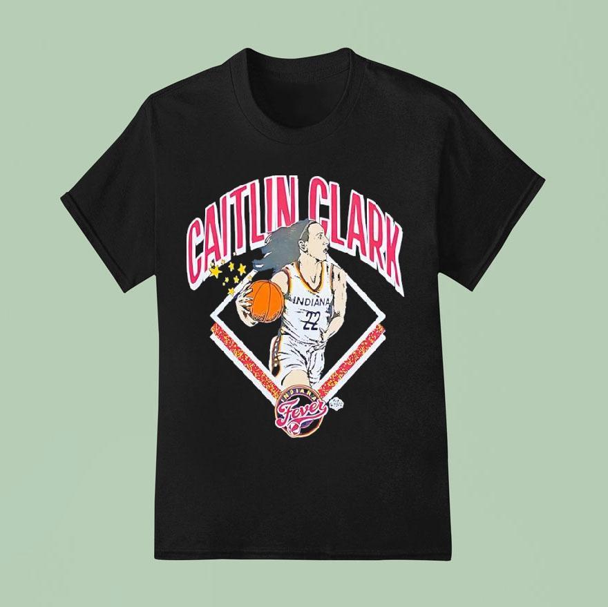 Caitlin Clark Indiana Fever Basketball Cartoon T Shirt
