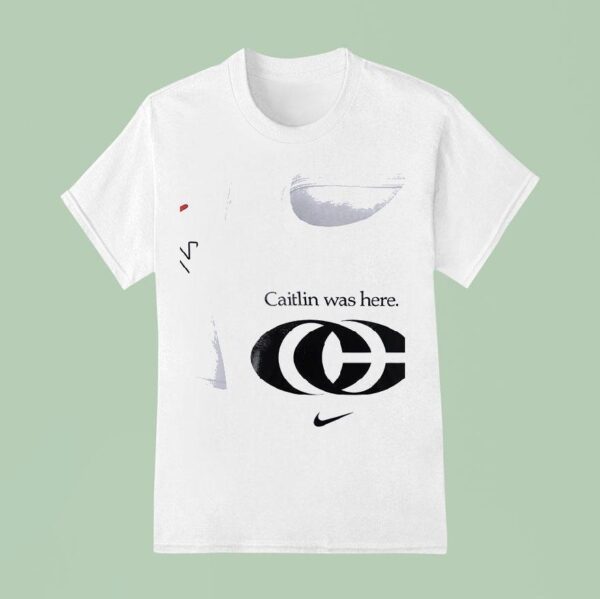 Caitlin Clark Was Here Logo Signature T Shirt