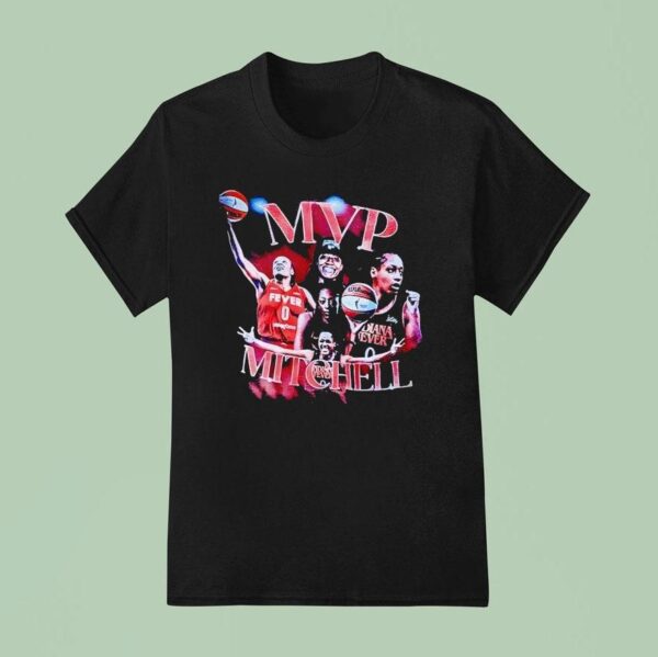 Caitlin Clark Wearing Kelsey Mitchell For Mvp T Shirt