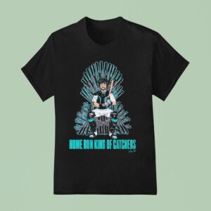 Cal Raleigh Home Run King Of Catchers T Shirt