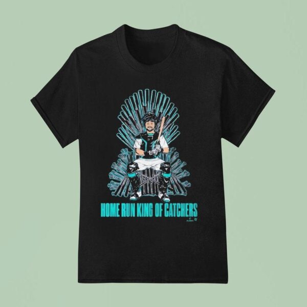 Cal Raleigh Home Run King Of Catchers T Shirt