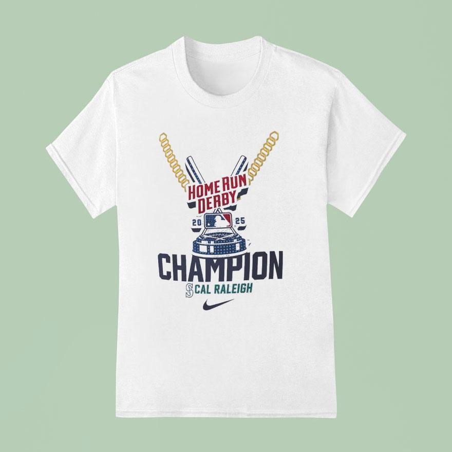 Cal Raleigh Seattle Mariners Home Run Derby Champion Mlb T Shirt