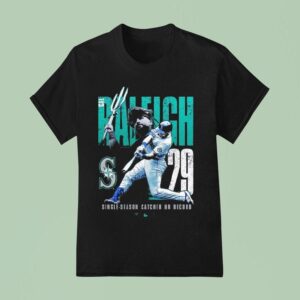 Cal Raleigh Seattle Mariners Single Season Catcher Home Run Record T Shirt