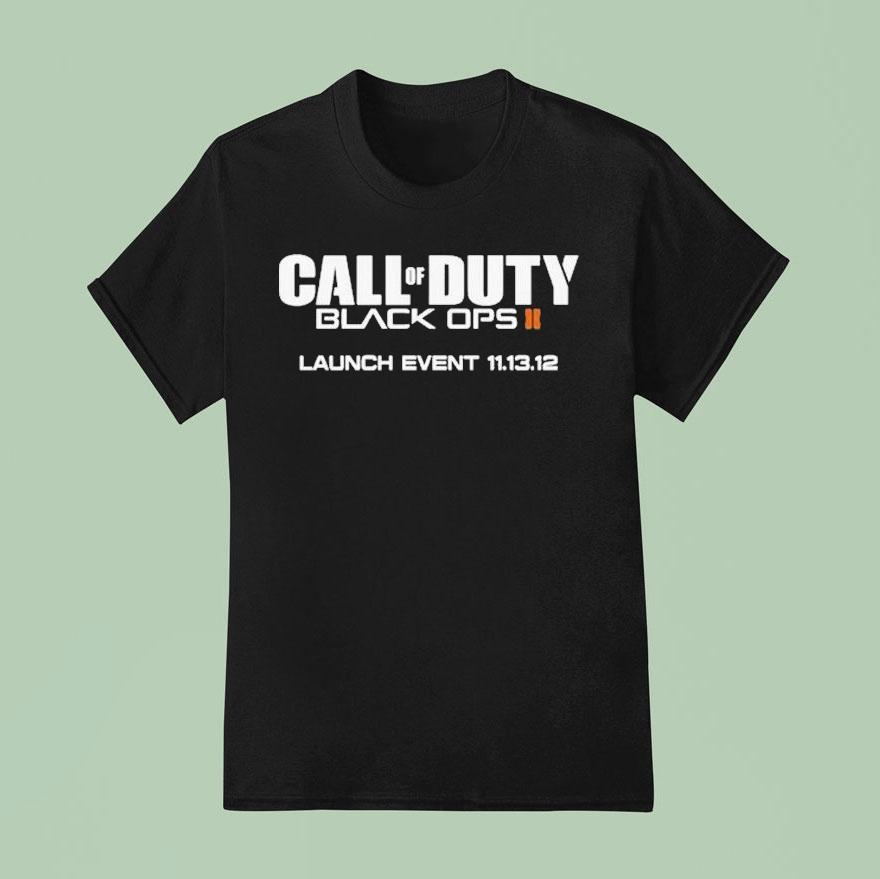 Call Of Duty Black Ops Ii Launch Event T Shirt