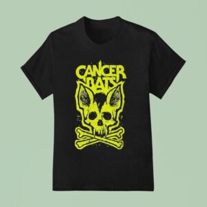 Cancer Bats Slime Bat Skull And Crossbones T Shirt