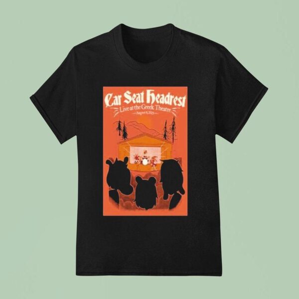 Car Seat Headrest Greek Theatre August Los Angeles Ca Tour T Shirt