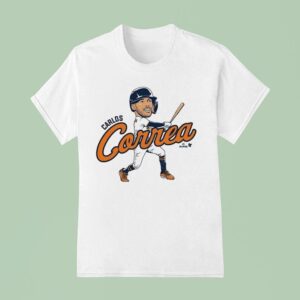 Carlos Correa Houston Caricature T Shirt
