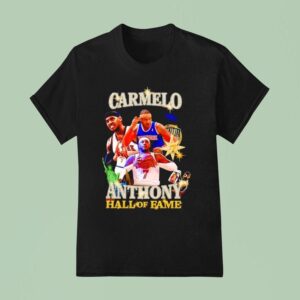 Carmelo Anthony New York Knicks Hall Of Fame T Shirt