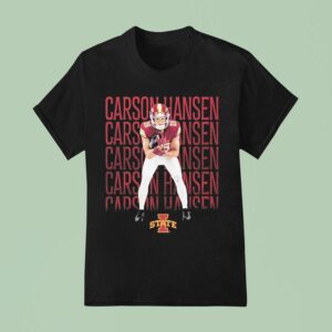 Carson Hansen Iowa State Cyclones Block Name T Shirt