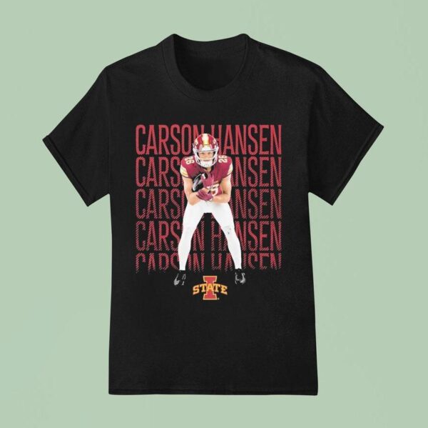 Carson Hansen Iowa State Cyclones Block Name T Shirt