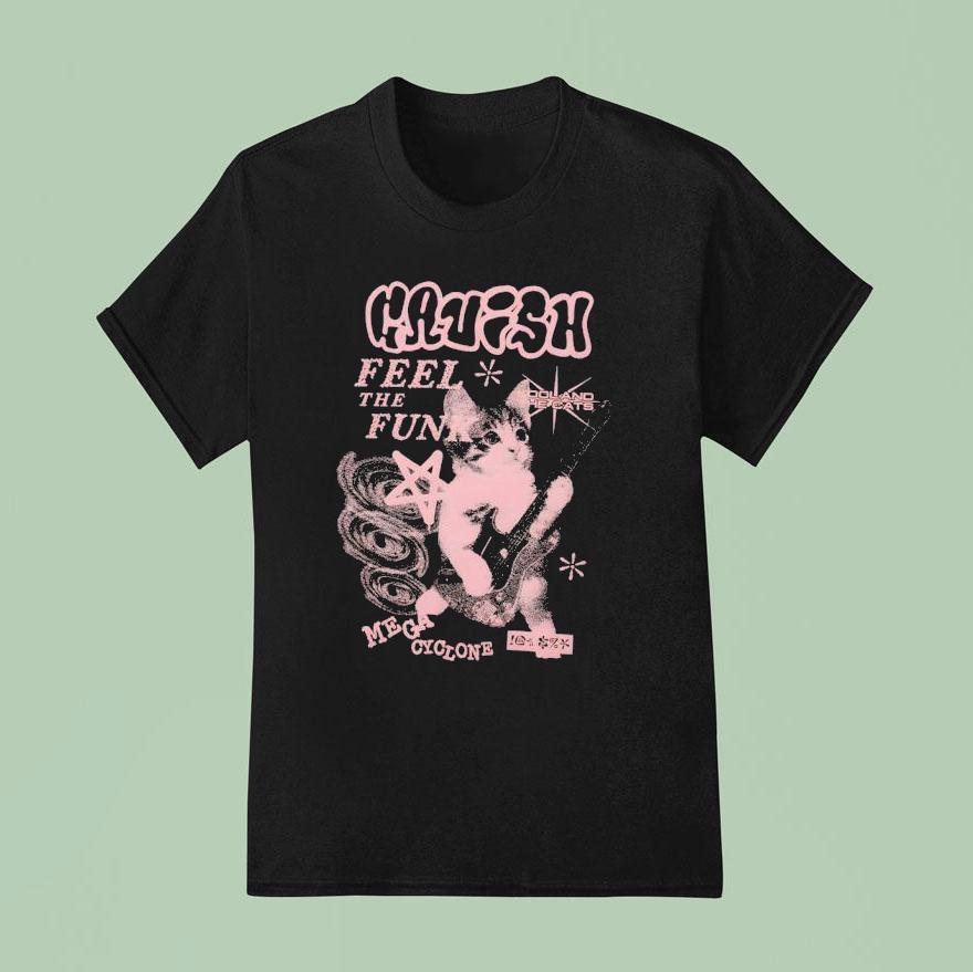 Cat Cavish Mega Cyclone Feel The Funk T Shirt