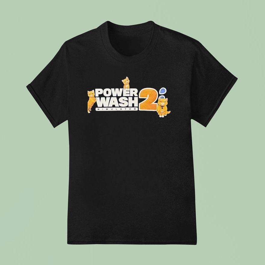Cats Power Wash Simulator T Shirt