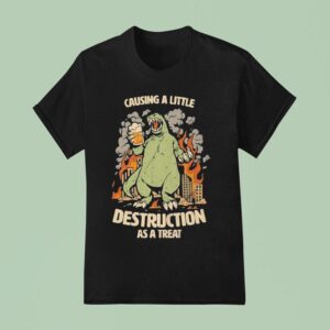 Causing A Little Destruction As A Treat Beer T Shirt