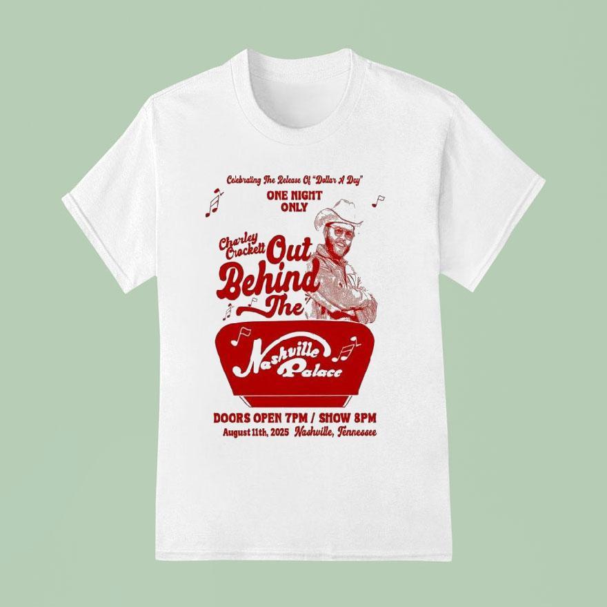 Charley Crockett At Nashville Palace On August T Shirt