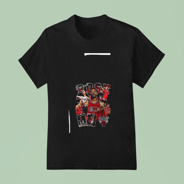 Chicago Bulls Derrick Rose Graphic Vintage T Shirt