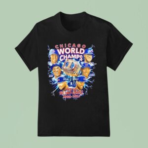 Chicago Cubs World Champs We Re Goat Less T Shirt