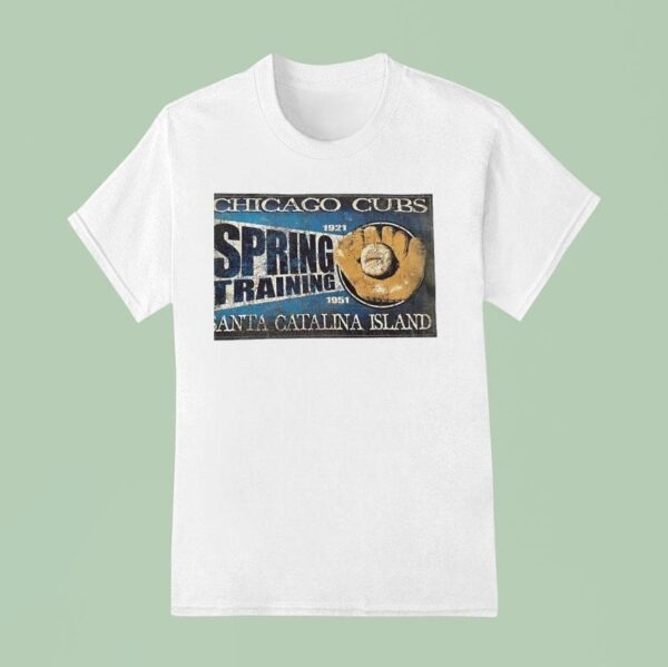 Chicago Cubs Baseball Spring Training Santa Catalina Island Vintage T Shirt
