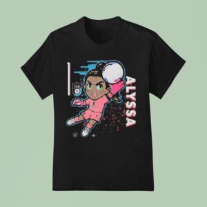Chicago Stars Alyssa Naeher Caricature T Shirt